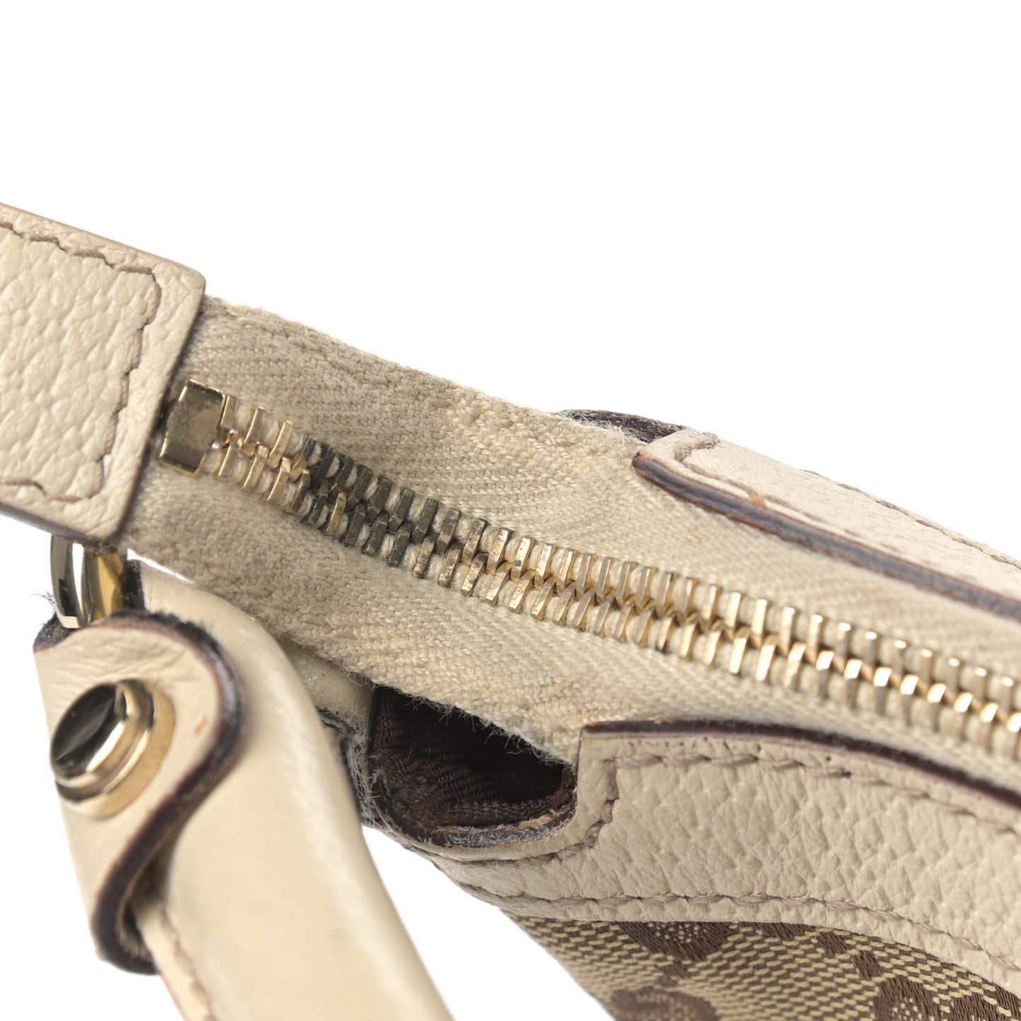 Monogram Pocket Hobo Off White