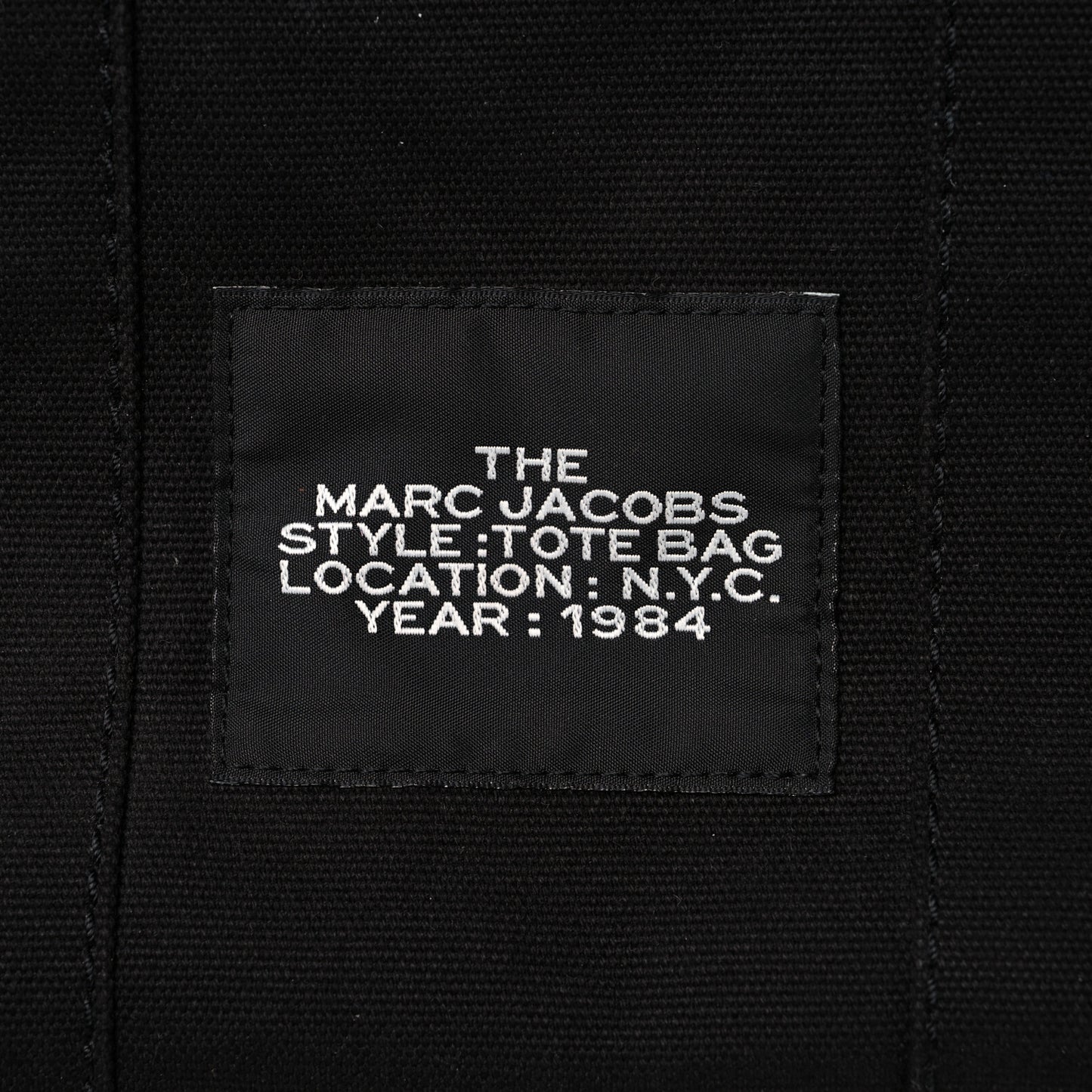 Cotton Canvas Mini The Traveler Tote Bag Black