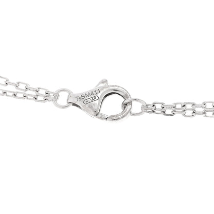 Cartier 18K White Gold 2 Diamond LOVE Necklace 5 of 5