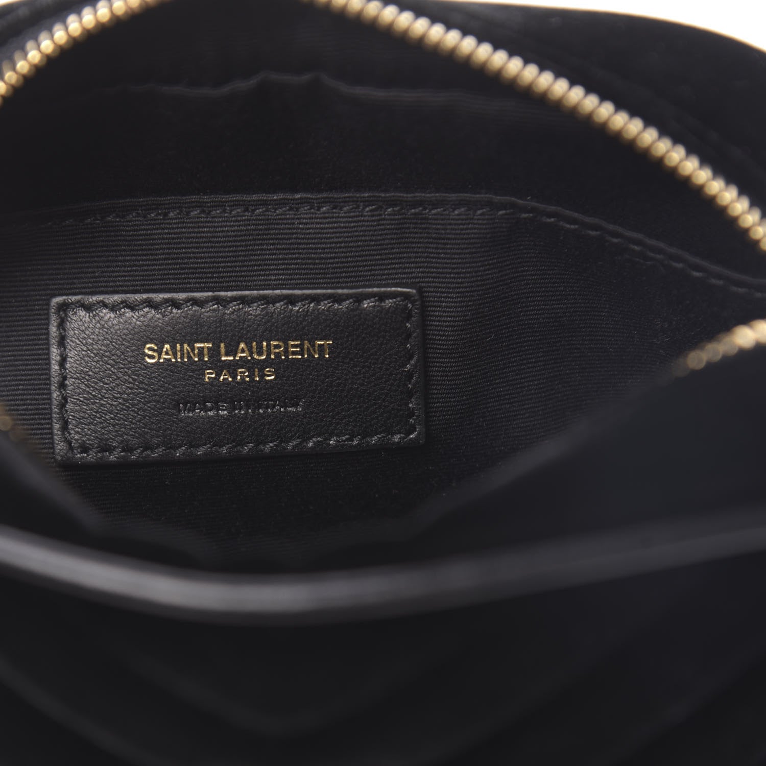 Saint Laurent Velour Matelasse Monogram Lou Belt Bag Black 6 of 10