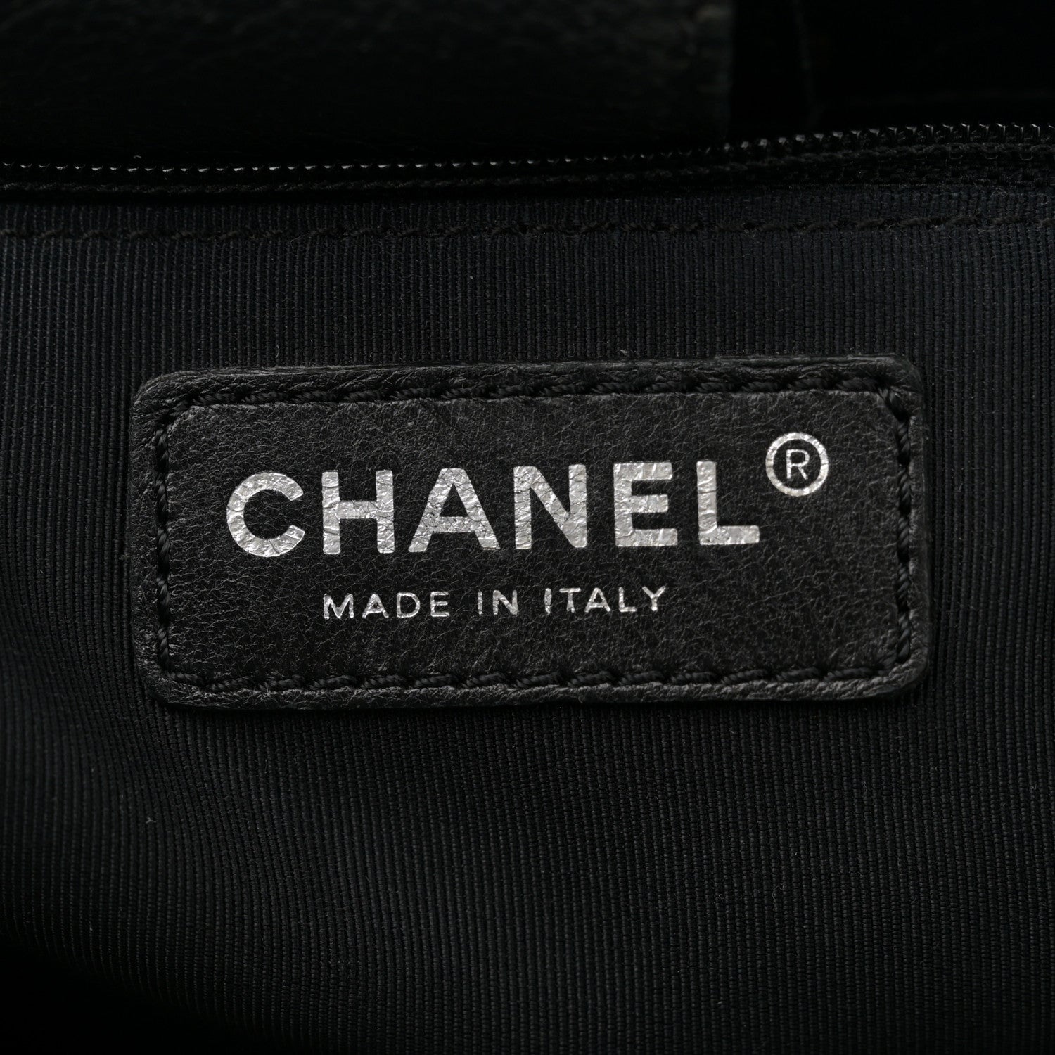 Chanel Calfskin Cerf Executive Shopper Black 7 of 16