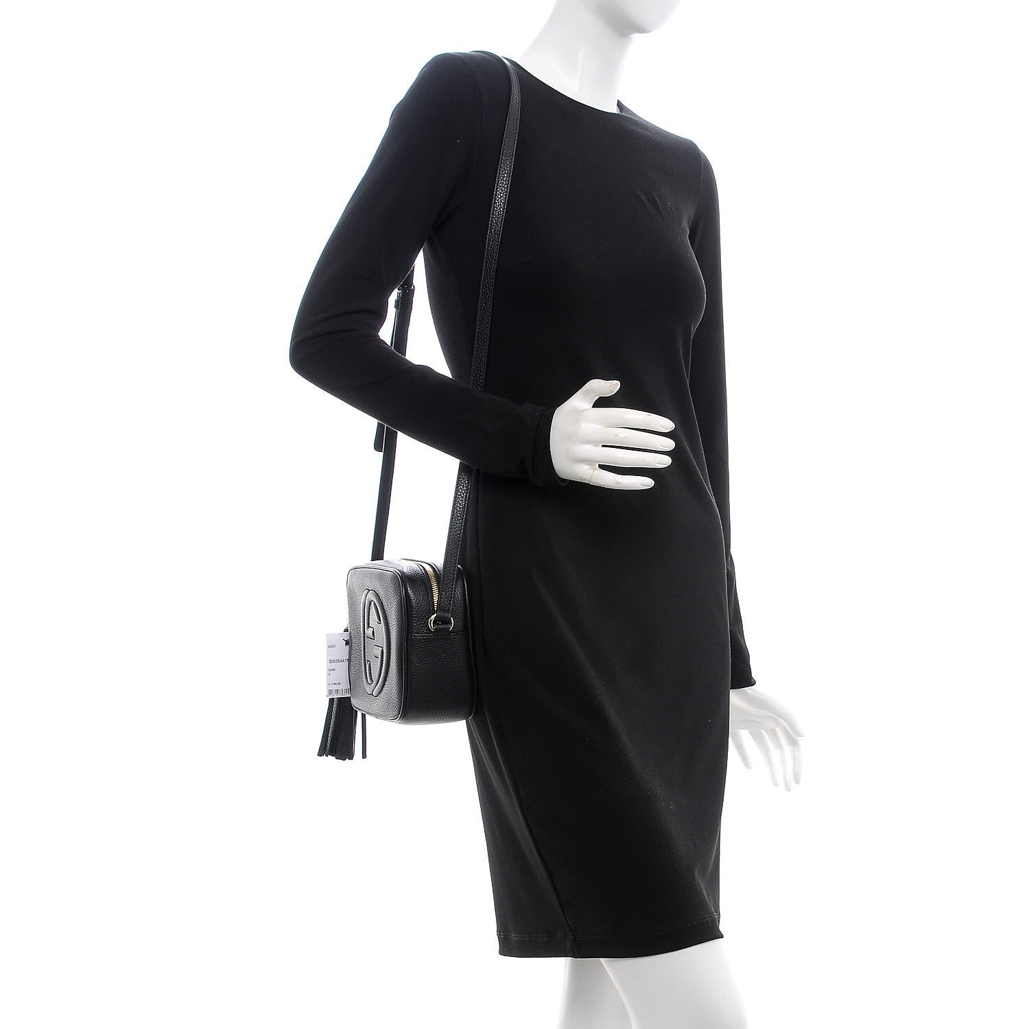 Gucci Pebbled Calfskin Small Soho Disco Bag Black 2 of 7