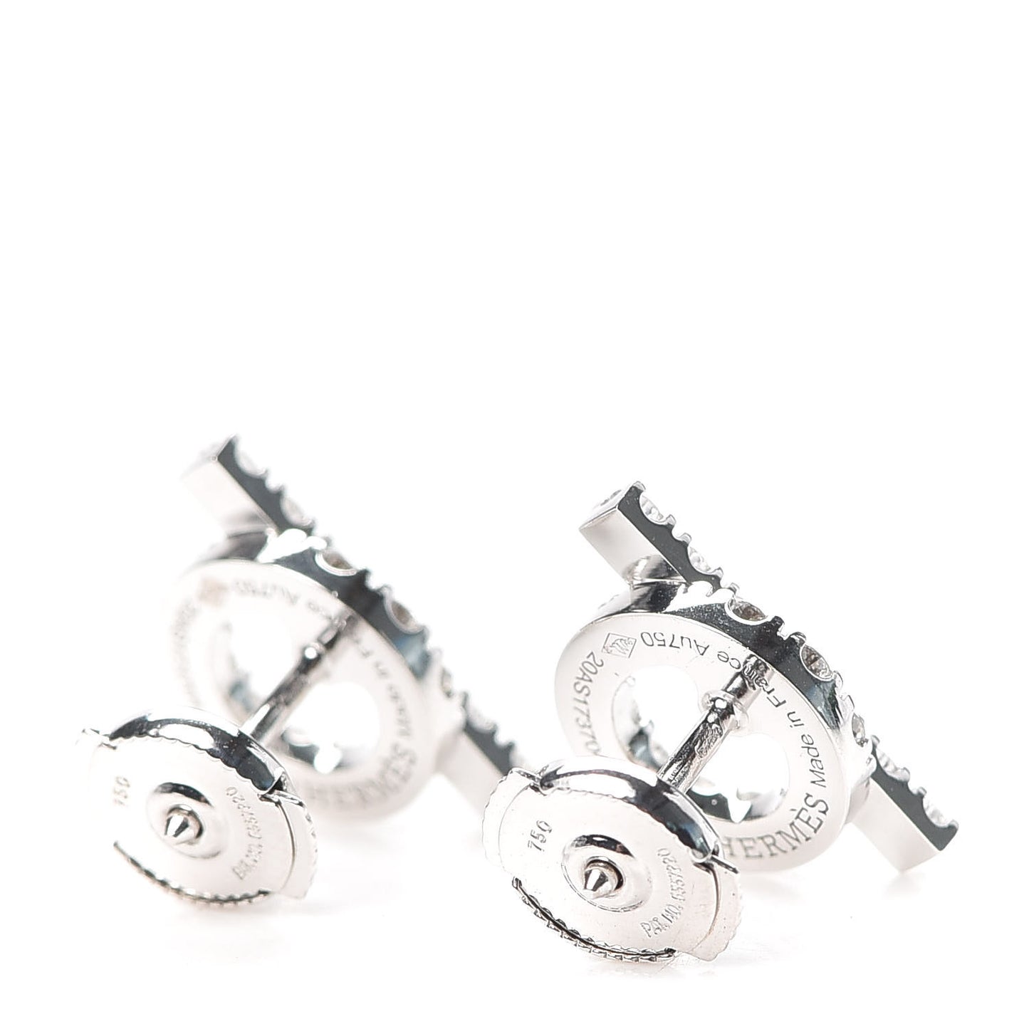 18K White Gold Diamond Finesse Earrings