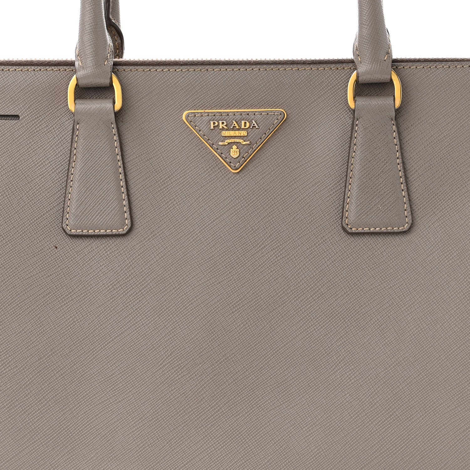 Prada Saffiano Large Galleria Double Zip Tote Argilla 9 of 26