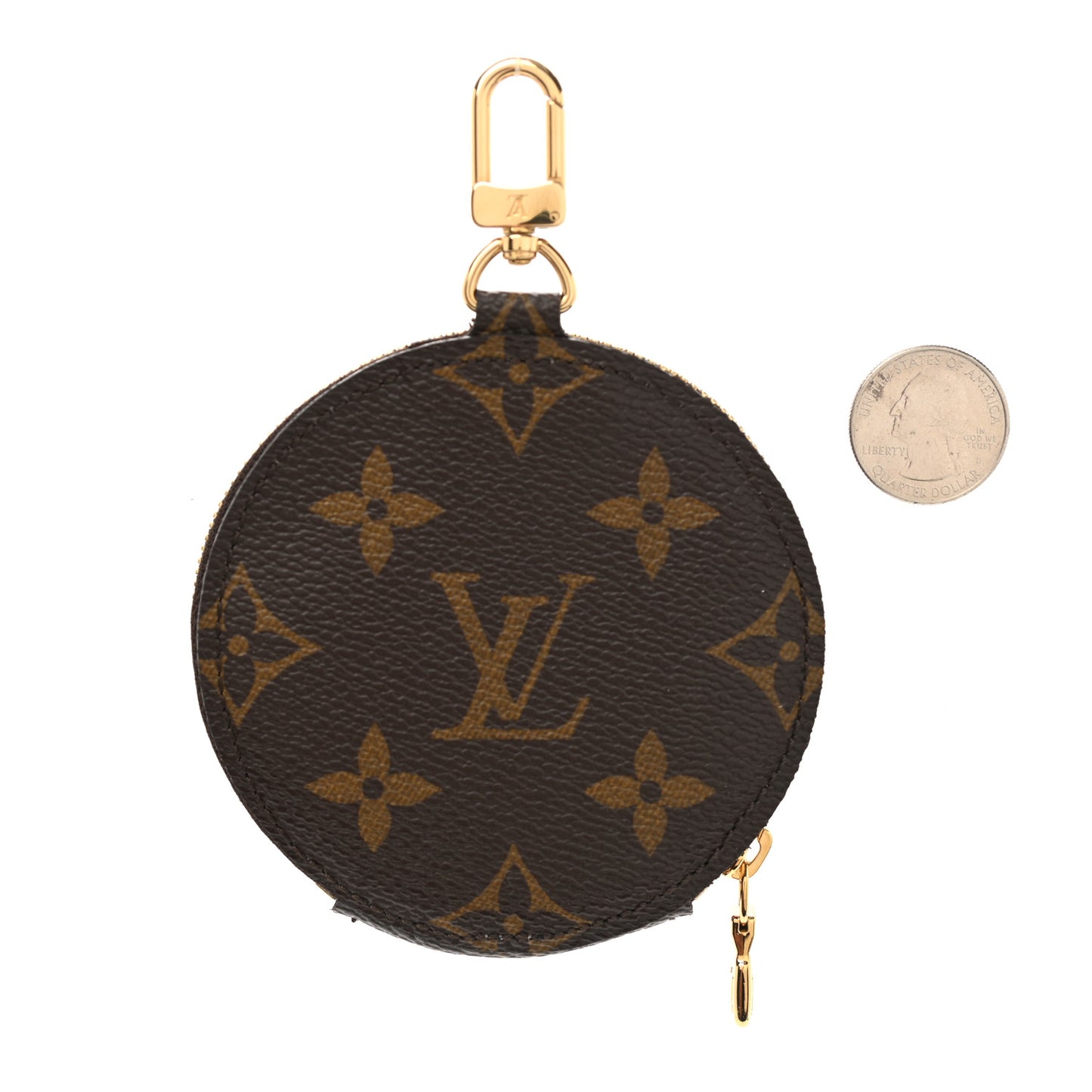 Monogram 2021 Christmas Animation Japanese Garden Round Coin Purse Wisteria Pink