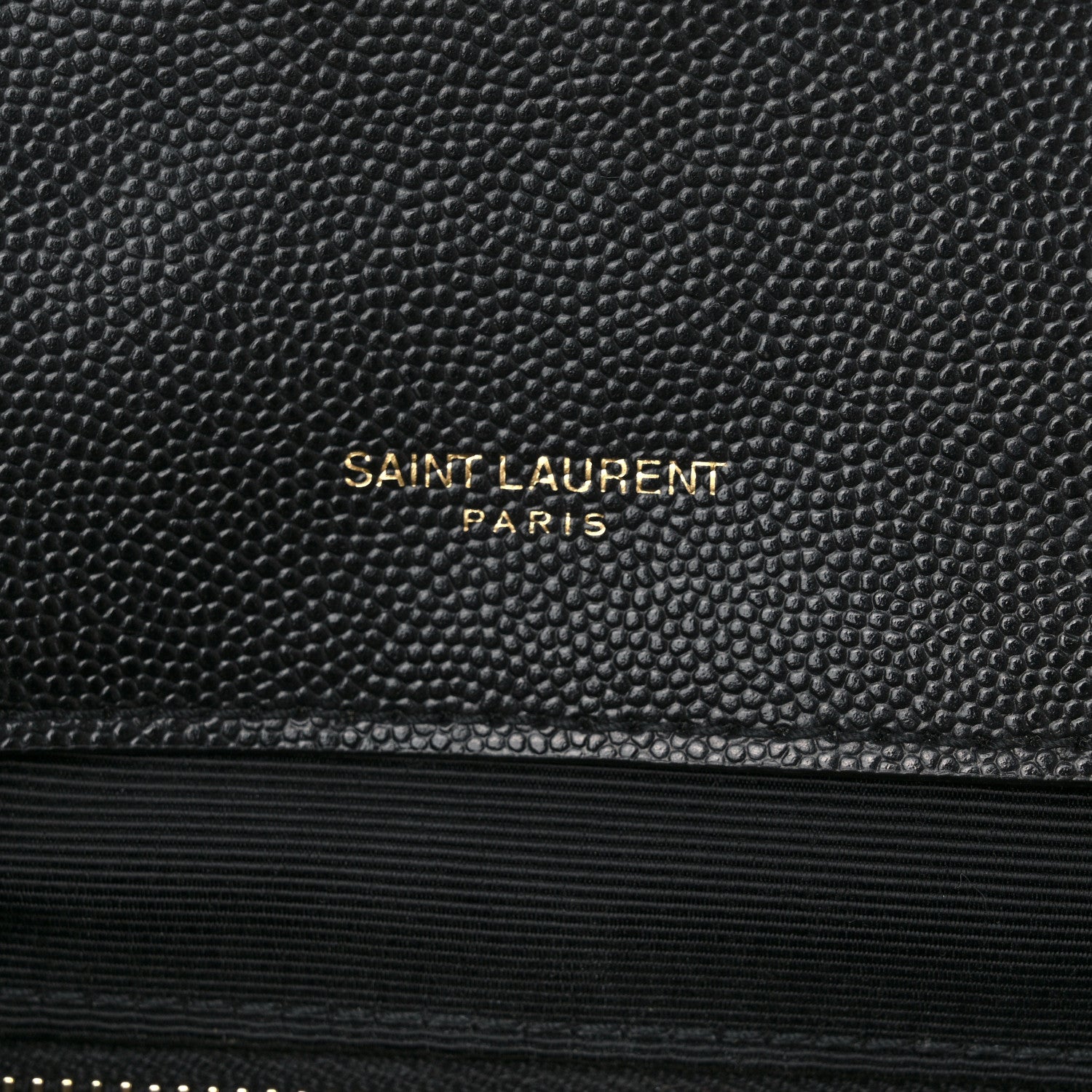 Saint Laurent Grain De Poudre Textured Mixed Matelasse Large Triquilt Monogram Satchel Black 7 of 11