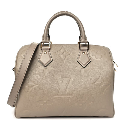 Louis Vuitton Empreinte Monogram Giant Speedy Bandouliere 25 Tourterelle 1 of 9