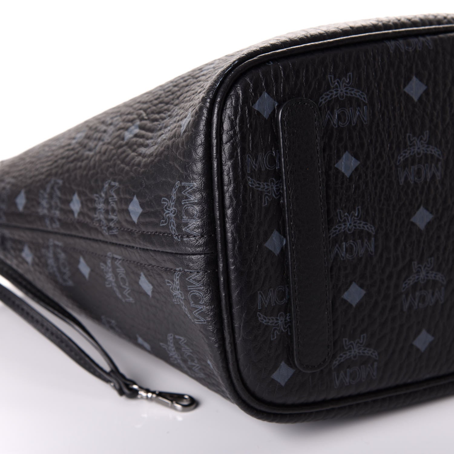 MCM Visetos Medium Liz Reversible Shopper Tote Black 11 of 14