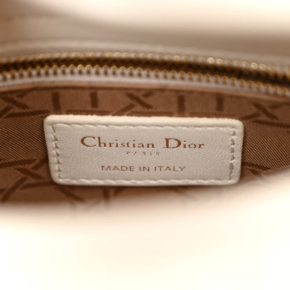 Christian Dior Lambskin Cannage Mini Lady Dior Off White 6 of 14