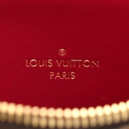 Louis Vuitton Monogram Felicie Chain Wallet Zippered Insert Fuchsia 6 of 7