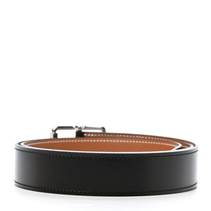 Hermes 135 Togo 32mm Code Belt 95 Black Gold 2 of 7