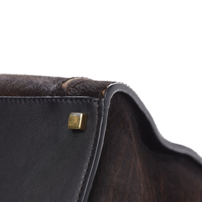 Celine Shaded Pony Hair Calfskin Medium Phantom Luggage Brown 12 of 16