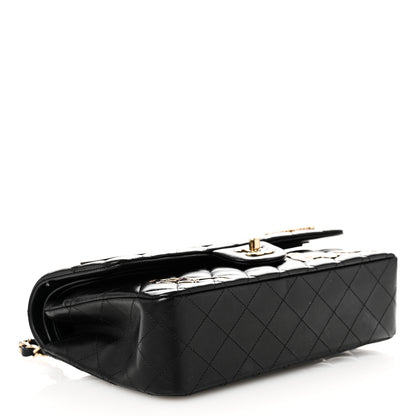 Chanel Lambskin Quilted Medium Hollywood Charms Double Flap Black 4 of 11