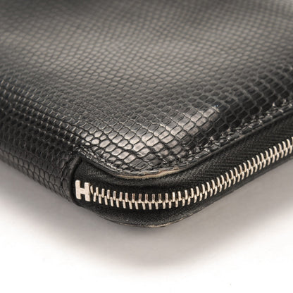 Hermes Lizard Azap Wallet Black 8 of 8