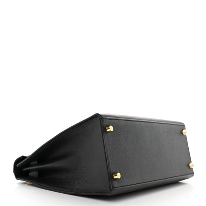 Hermes Epsom Kelly Sellier 28 Black 4 of 15