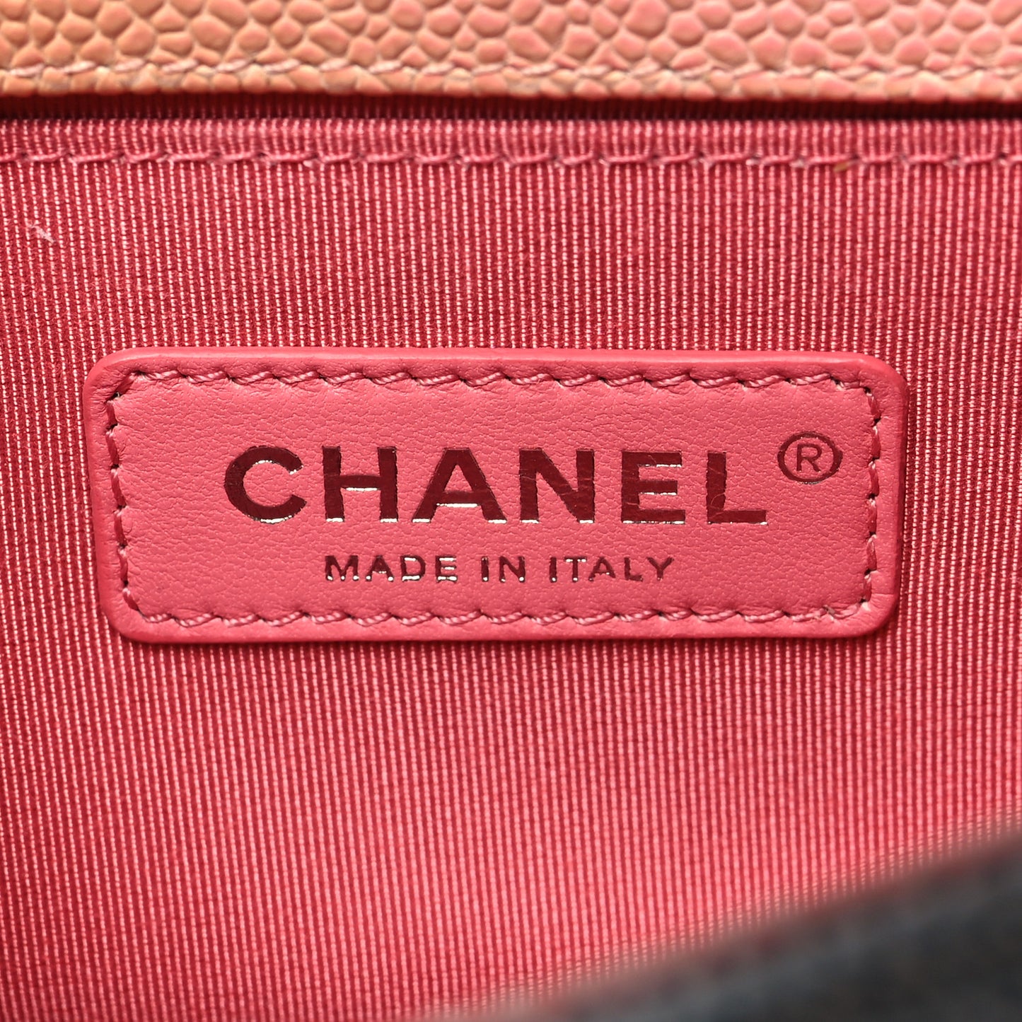 Caviar Quilted Small Rainbow Boy Flap Multicolor