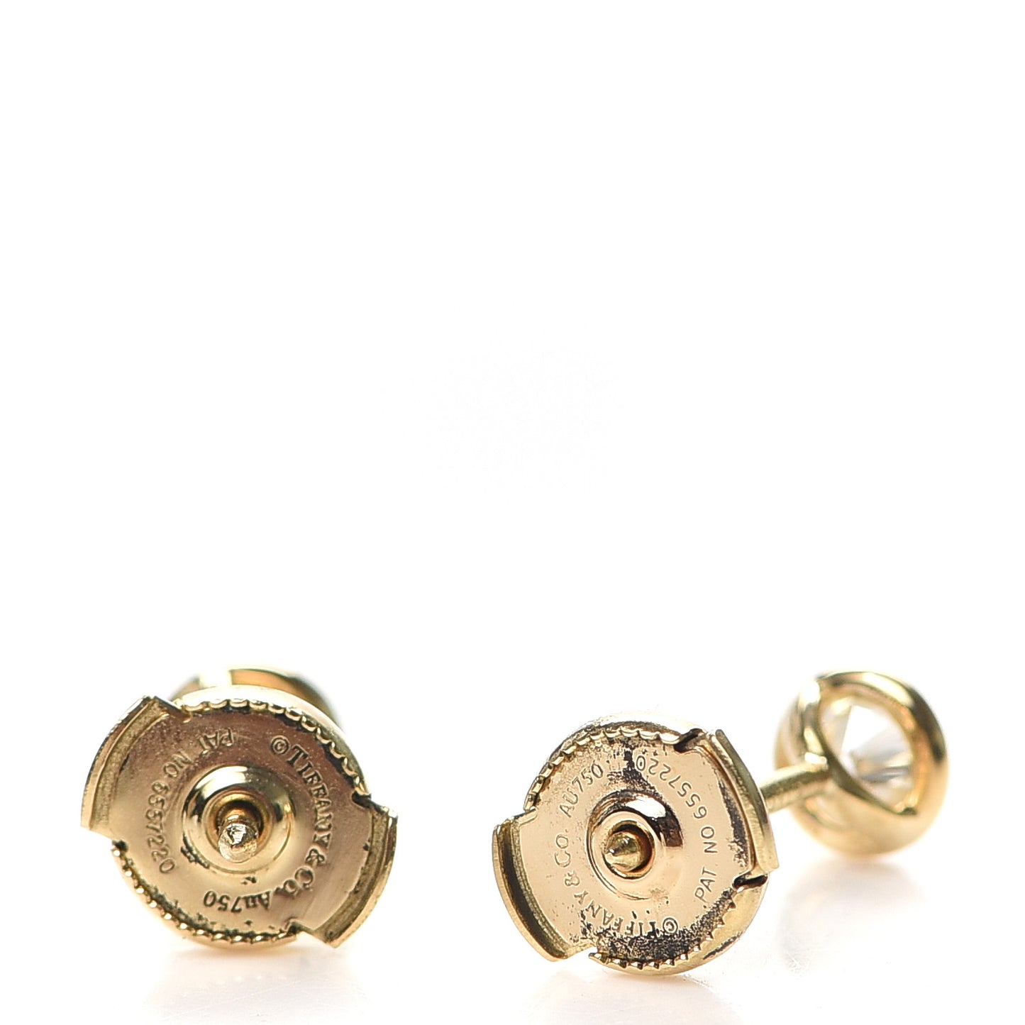 18K Yellow Gold Diamond .50ctw Elsa Peretti Diamonds By The Yard Earrings