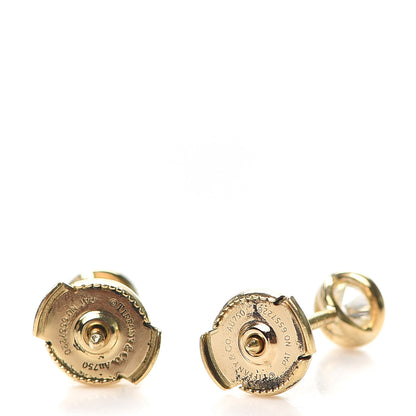Tiffany 18K Yellow Gold Diamond .50ctw Elsa Peretti Diamonds By The Yard Earrings 4 of 5