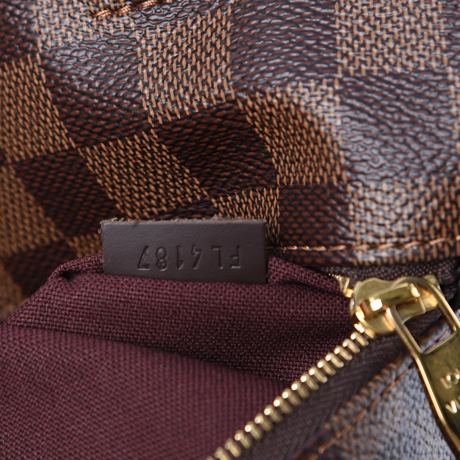 Louis Vuitton Damier Ebene Iena MM 7 of 9