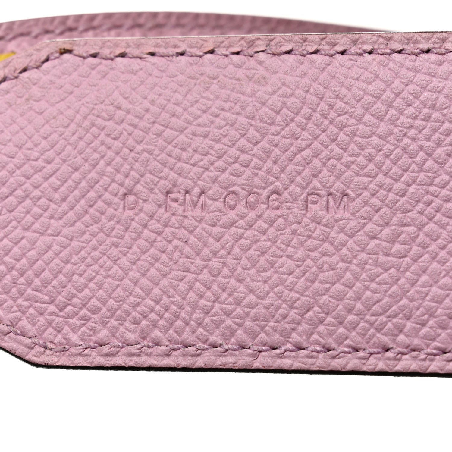 Hermes Epsom 30mm Hexagone Tressage Shoulder Strap Mauve Sylvestre Rouge H Jaune de Naples 6 of 7