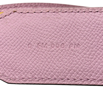 Hermes Epsom 30mm Hexagone Tressage Shoulder Strap Mauve Sylvestre Rouge H Jaune de Naples 6 of 7