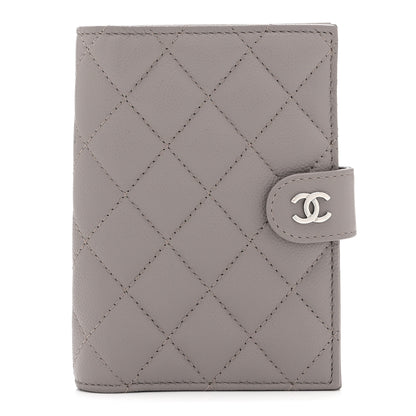 Chanel Caviar Quilted Passport Holder Grey 1 of 12
