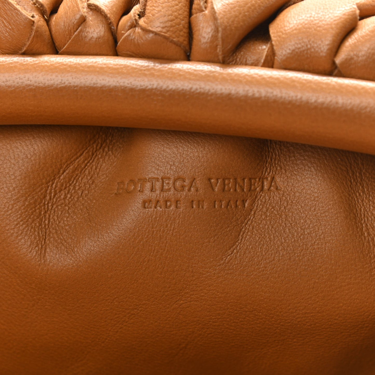 Nappa Intrecciato The Mini Pouch Carmel