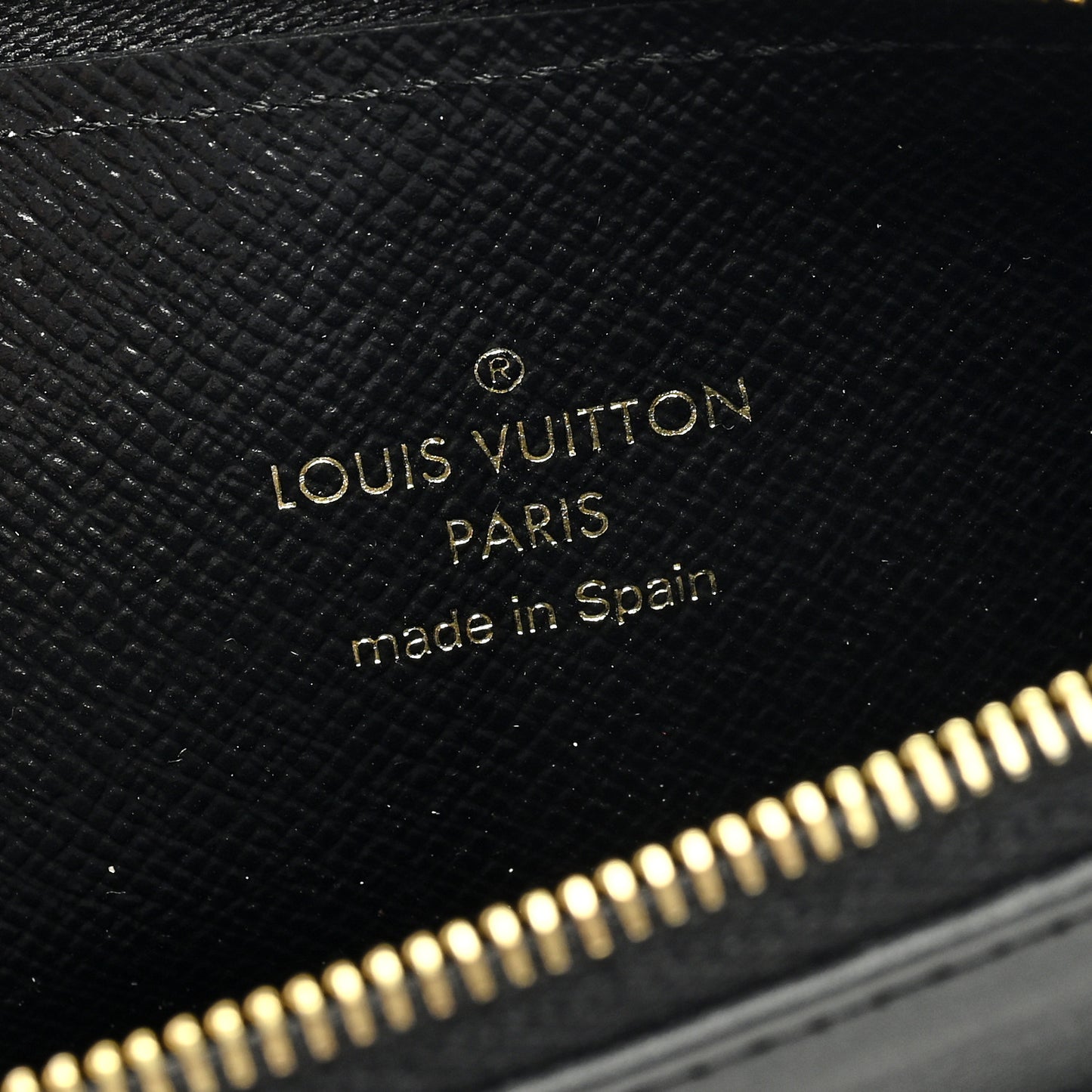 Monogram Slim Purse Black