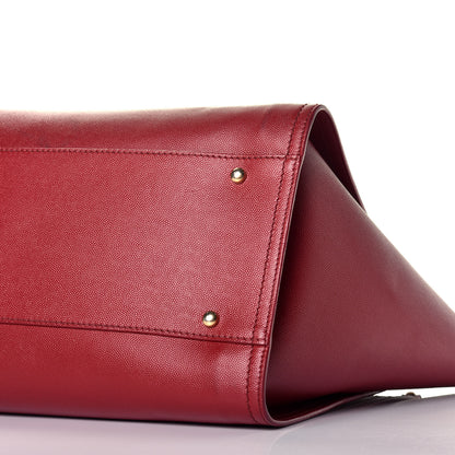 Chanel Caviar Medium Studded Deauville Tote Red 9 of 9