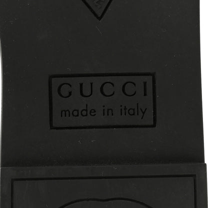 Gucci Rubber Womens Interlocking G Slide Sandals 36 Black 8 of 10