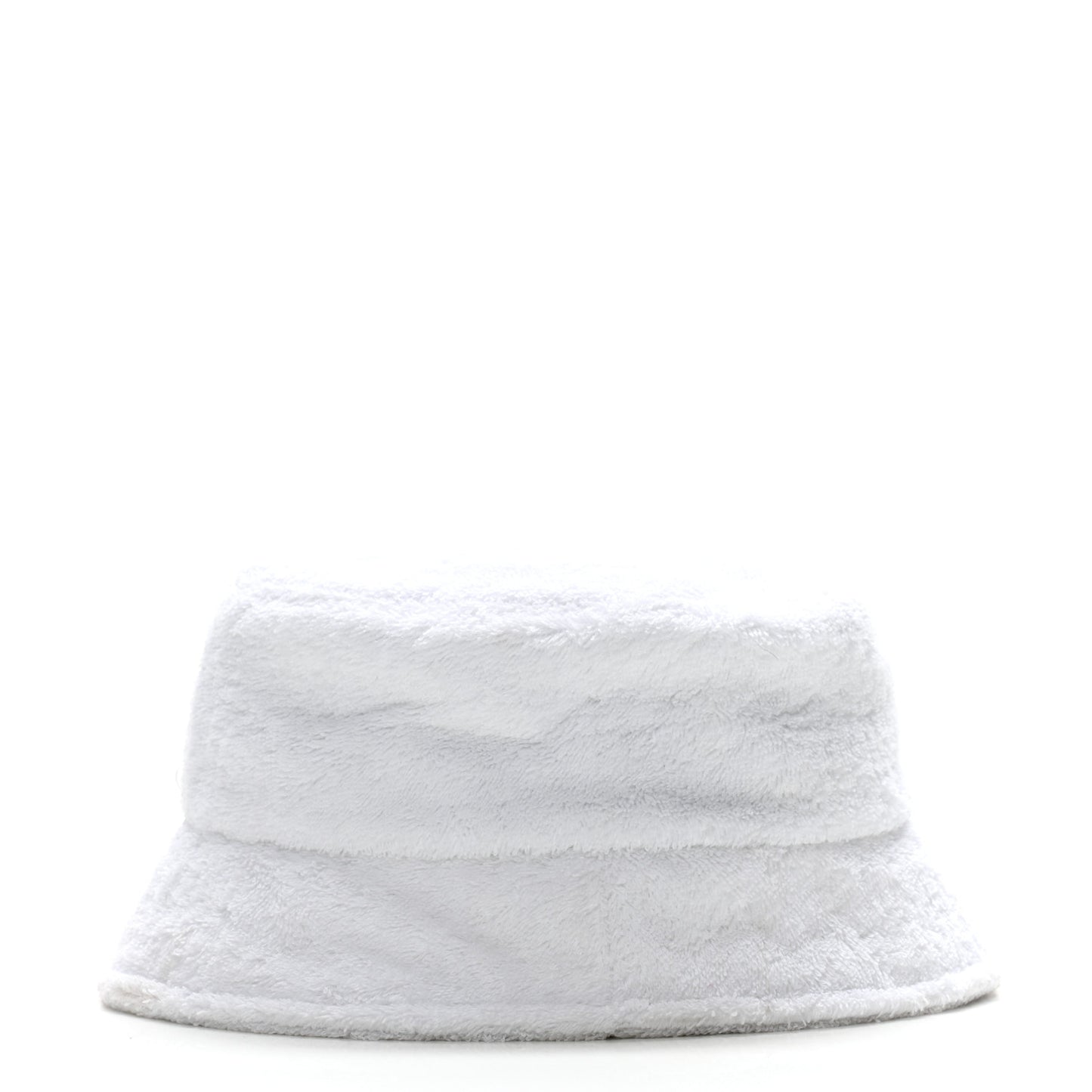 Terry Cloth CC Bucket Hat M White