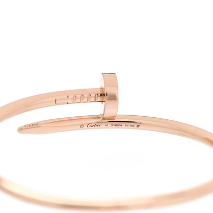 Cartier 18K Pink Gold Juste Un Clou Bracelet 16 3 of 3