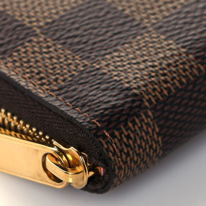 Louis Vuitton Damier Ebene Zippy Coin Purse Rose Ballerine 8 of 11