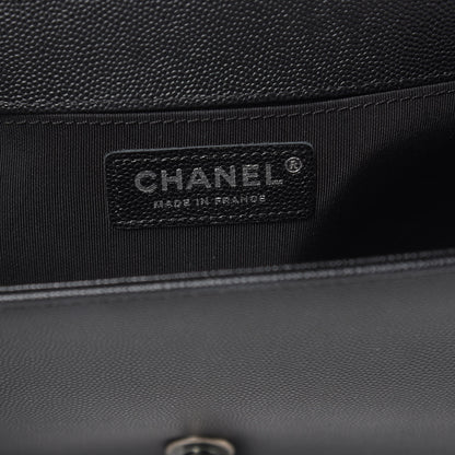 Chanel Caviar Quilted Medium Boy Flap Black 6 of 11