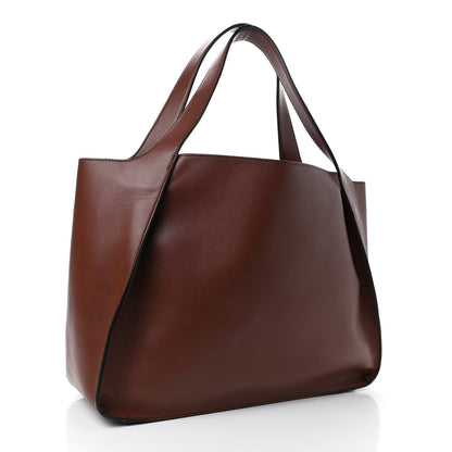 Stella McCartney Eco Alter Nappa East West Perforated Tote Brown 2 of 4