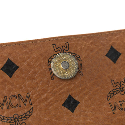 MCM Visetos Small Tote Cognac 12 of 16