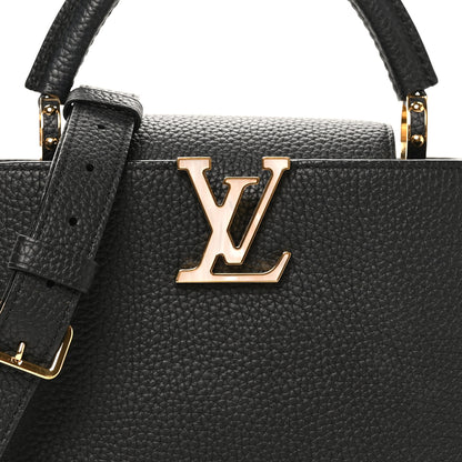 Louis Vuitton Taurillon Mother of Pearl Capucines BB Black 7 of 9