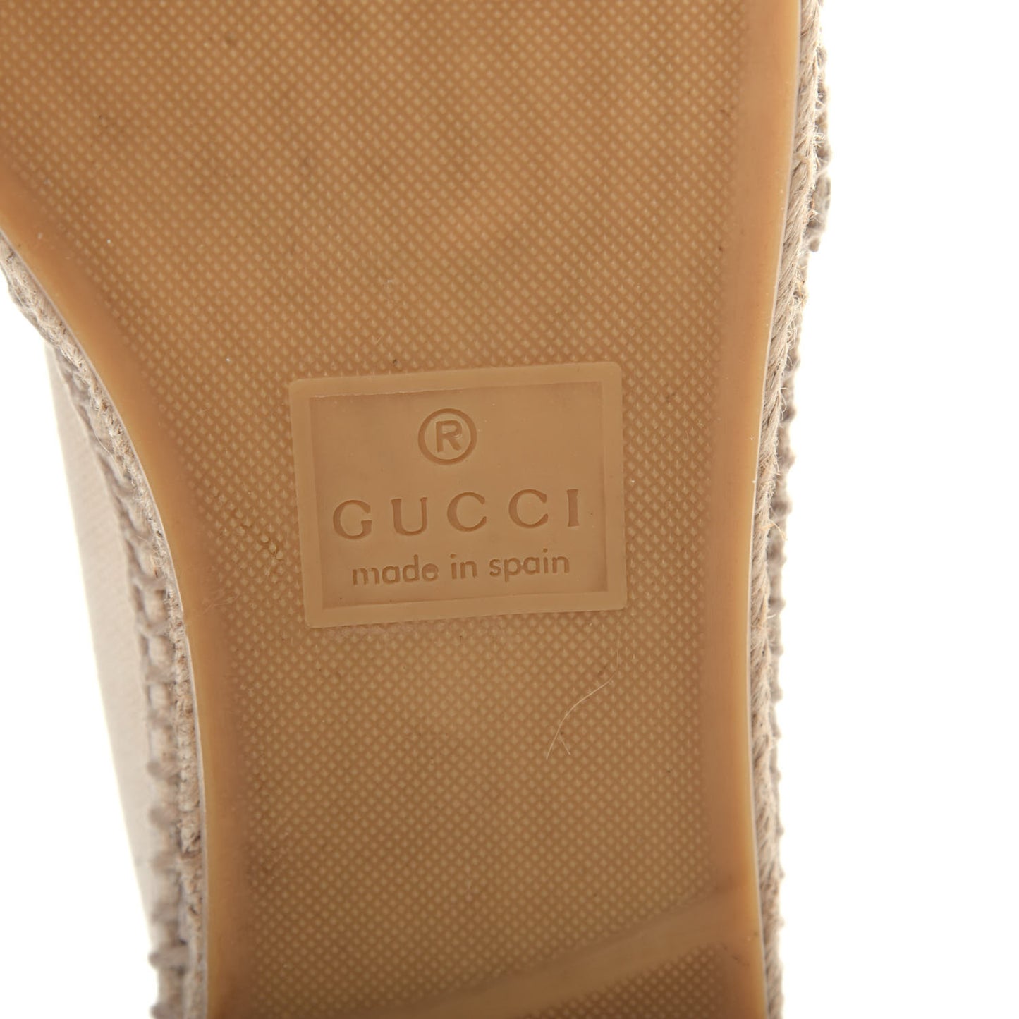 Canvas Logo Espadrilles 40.5 Greggio White