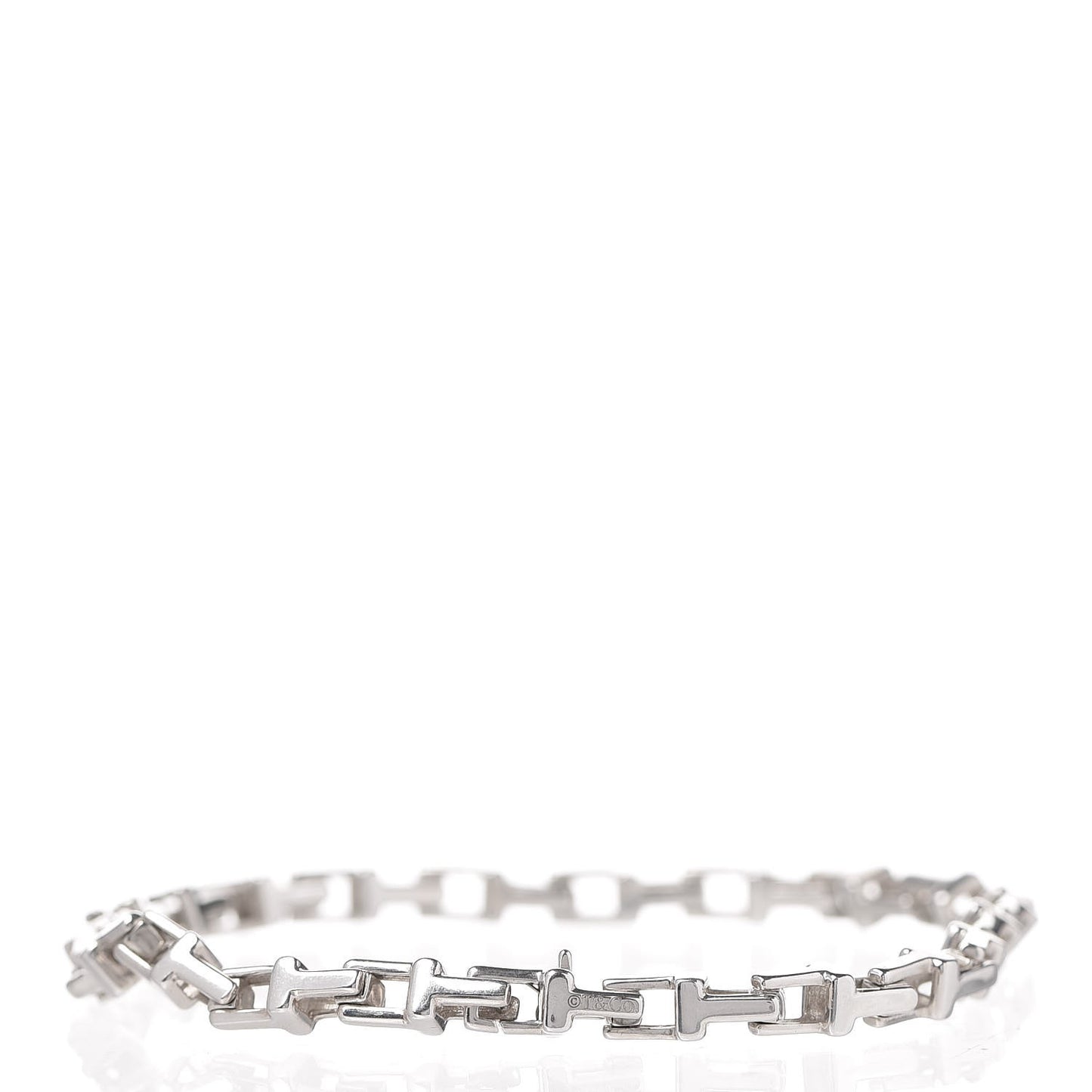 Sterling Silver T Chain Bracelet