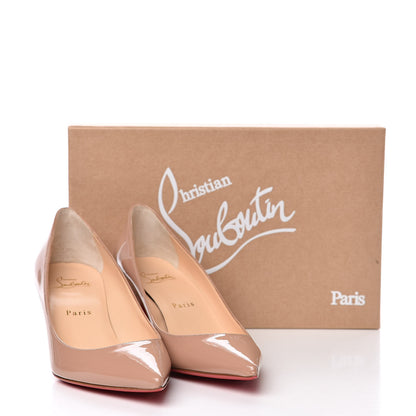 Christian Louboutin Patent Pigalle Follies 55 Pumps 38 Nude 8 of 8