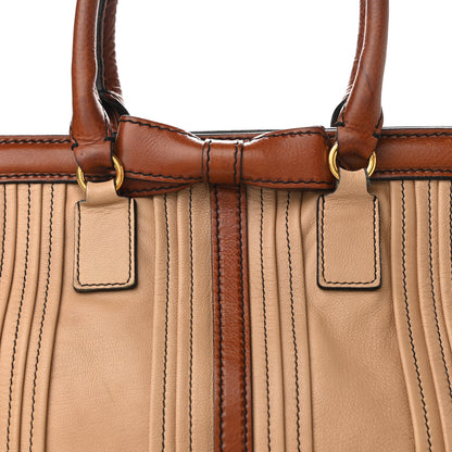 Valentino Garavani Nappa Bow Tote Beige Camel 7 of 13