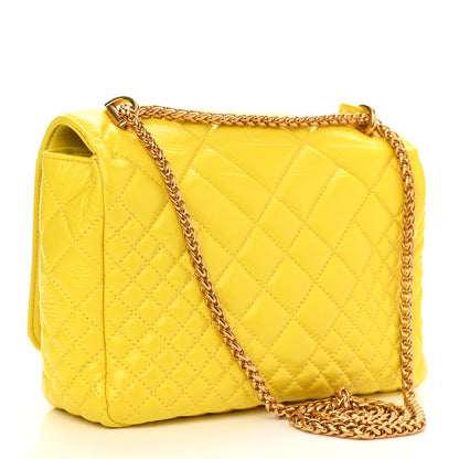 Versace Nappa Quilted Icon Shoulder Bag Yellow 3 of 10