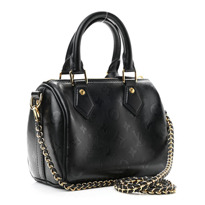 Louis Vuitton Monogram Ink Speedy BB Black 3 of 9