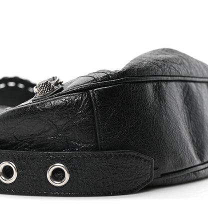 Balenciaga Agneau Arena Le Cagole Shoulder Bag XS Black 10 of 11