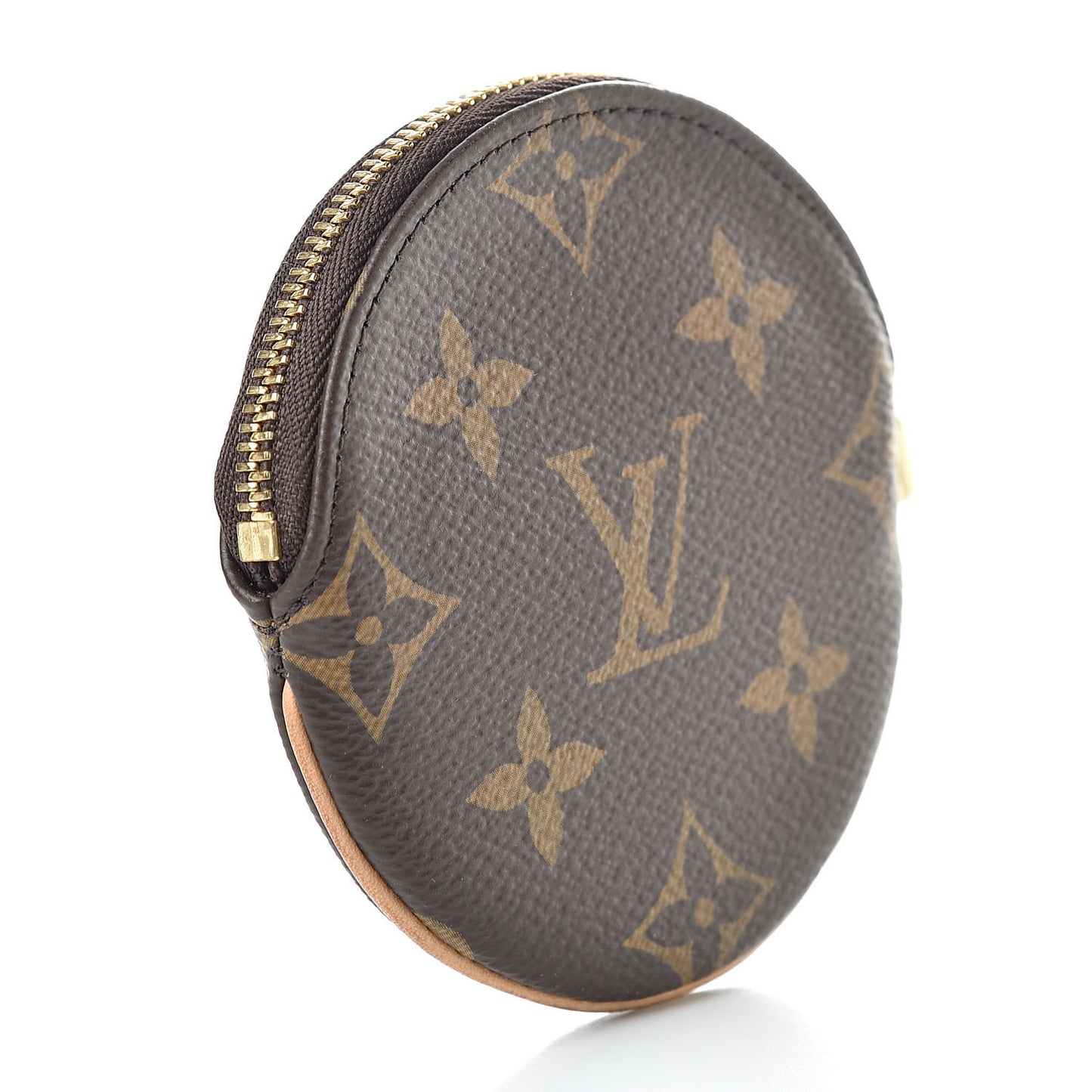 Monogram Round Coin Purse