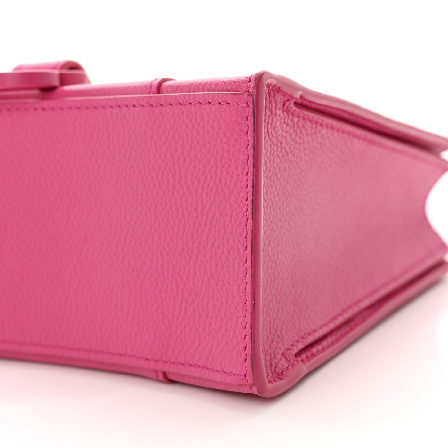 Grained Calfskin XXS Hourglass East West Tote Pink