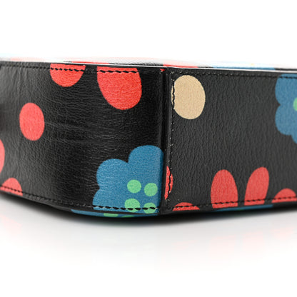 Saint Laurent Calfskin Floral Print Small Classic Monogram Camera Bag Black 9 of 13
