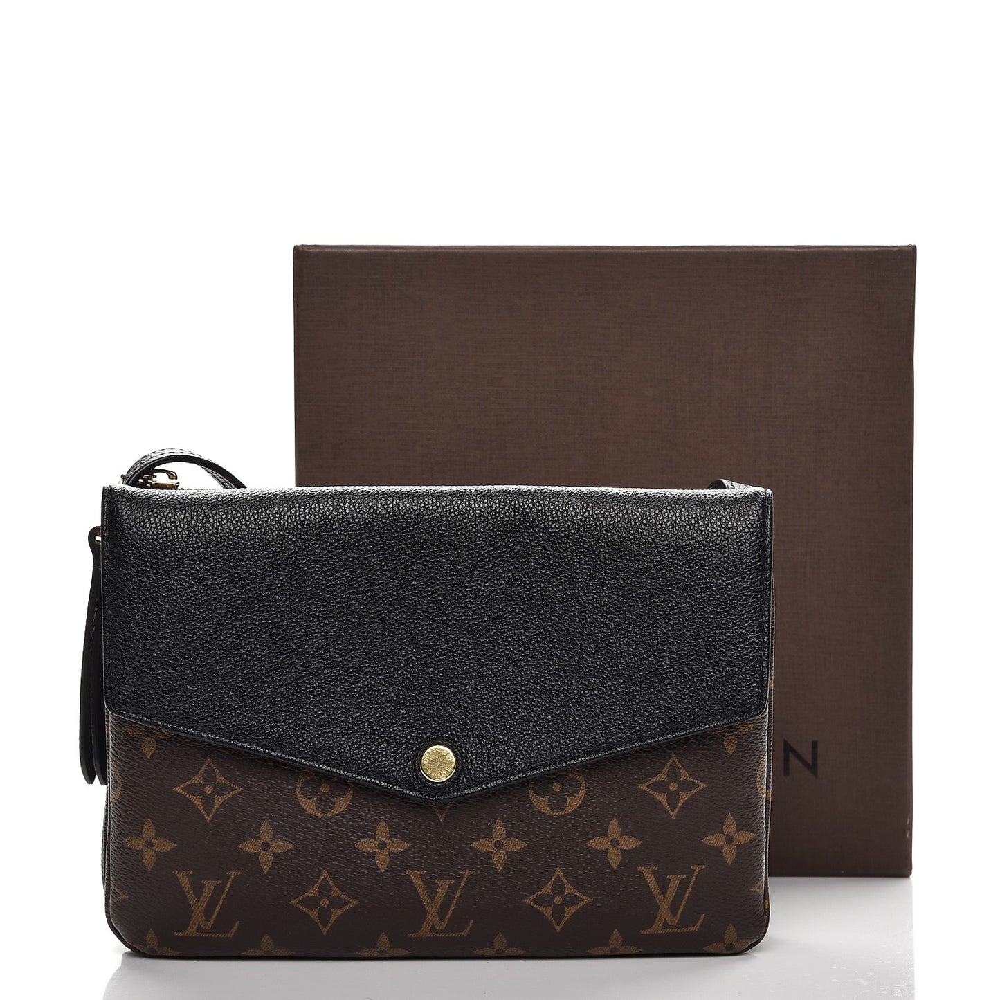 Monogram Twice Pochette Black