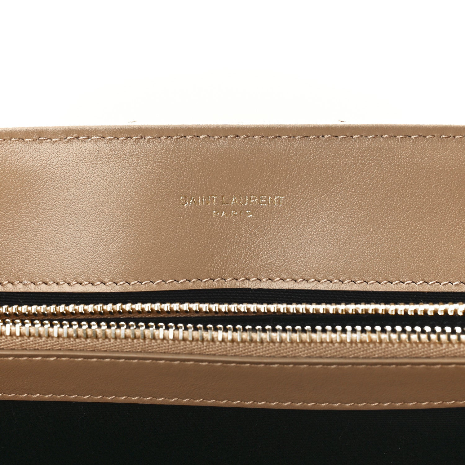 Saint Laurent Calfskin Y Quilted Monogram Medium Loulou Chain Satchel Dark Beige 6 of 12