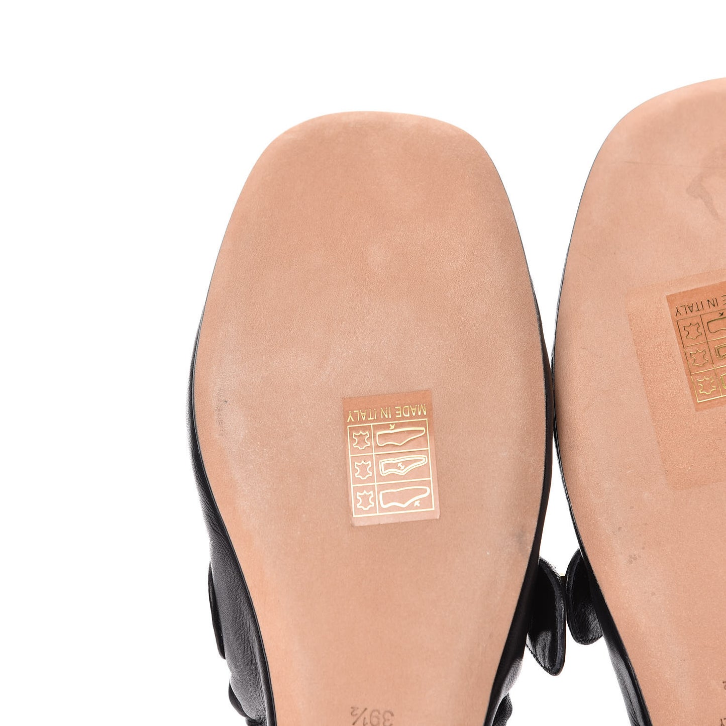 Lambskin Baby-D Ballerina Flats 39.5 Black